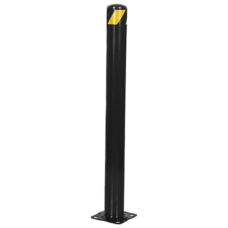 Vestil STEEL PIPE SAFETY BOLLARD 42"X4.5" BLACK BOL-42-4.5-BK